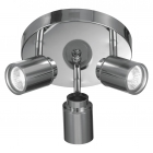 LAMPADA SOFFITTO GU10 CROMO 3X35W - ROSSINI ILLUMINAZIONE BEO004CR product photo