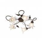 PLAFONIERA MARRONE 5 LUCI - ROSSINI ILLUMINAZIONE CIL103MA product photo