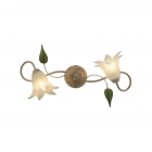 APPLIQUE AVORIO ORO 2 LUCI - ROSSINI ILLUMINAZIONE CIL104AV product photo