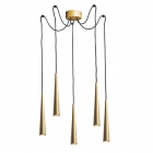 SOPENSIONE METALLO OTT.SAT. 5 LUCI - ROSSINI ILLUMINAZIONE COR003OTS product photo