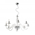 SOSP. 8 LUCI IN VETRO TRASPARTENTE - ROSSINI ILLUMINAZIONE CRI001CRI product photo