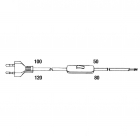 CABLAGGIO CLASSE 2 CM.120X80 - ROSSINI ILLUMINAZIONE C/3054/B product photo