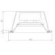 NET15 BASIC 25W 2000 LUM.4000K  BI - SIDE ILLUMINAZIONE 57400/LBN - SIDE ILLUMINAZIONE 57400/LBN product photo Photo 03 2XS