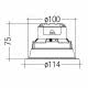 LOOP XS 12W 4000K 1000LM   BI - SIDE ILLUMINAZIONE 57405-LBN - SIDE ILLUMINAZIONE 57405-LBN product photo Photo 03 2XS