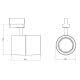 FARETTO BEND XS LED BASIC 24W 4000K BIANCO - SIDE ILLUMINAZIONE 67330/LBN/40 product photo Photo 03 2XS