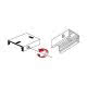 STAFFA PER MONTAGGIO A SOFFITTO O A SOSPENSIONE BIANCA - SIDE ILLUMINAZIONE 990751 product photo Photo 02 2XS