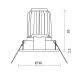 FARETTO INCASSO ORIENTABILE KIT JOLLY 830 40 BI +645984 - SIDE ILLUMINAZIONE KT2825/JLBC40 product photo Photo 03 2XS