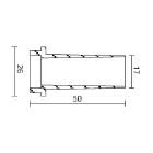 EASY BASE A POZZETTO X PARETE - SIDE ILLUMINAZIONE 186/5 - SIDE ILLUMINAZIONE 186/5 product photo