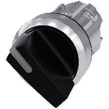 SEL.LUM MET LEVA NERO PERM. 2POS - SIEMENS 3SU10522BF100AA0 - SIEMENS 3SU10522BF100AA0 product photo