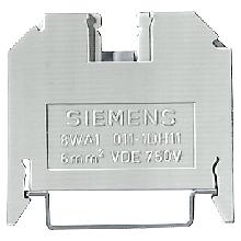 MORSETTO UNIPOLARE 6MMQ BLU - SIEMENS 8WA10111BH23 - SIEMENS 8WA10111BH23 product photo