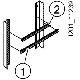 SUPPORTO MORSETT. ORIZZ.CORTA B600 - SIEMENS 8GF9672 - SIEMENS 8GF9672 product photo Photo 01 2XS