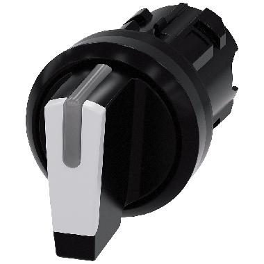 SEL. (LUM) LEVA BIANCO PERMANENTE 3POS - SIEMENS 3SU10022BL600AA0 - SIEMENS 3SU10022BL600AA0 product photo Photo 01 3XL