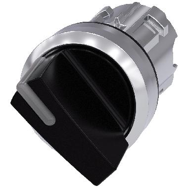 SEL.LUM MET LEVA NERO PERM. 2POS - SIEMENS 3SU10522BF100AA0 - SIEMENS 3SU10522BF100AA0 product photo Photo 01 3XL