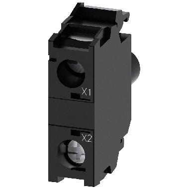 PORTALAMP. LED VERDE INCLUSO 24V UC - SIEMENS 3SU14011BB401AA0 - SIEMENS 3SU14011BB401AA0 product photo Photo 01 3XL