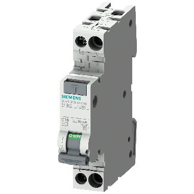 MTD 1P+N 1UM 4,5KA TIPO AC 30MA C16 - SIEMENS 5SV13131KK16 - SIEMENS 5SV13131KK16 product photo Photo 01 3XL