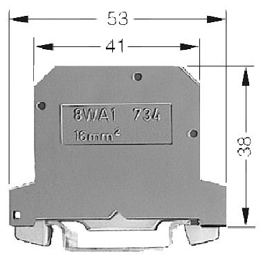 MORS. UNIP. DI TERRA 16MMQ ATT. - SIEMENS 8WA10111PK00 - SIEMENS 8WA10111PK00 product photo Photo 01 3XL