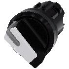 SEL. (LUM) LEVA BIANCO PERMANENTE 2POS - SIEMENS 3SU10022BF600AA0 - SIEMENS 3SU10022BF600AA0 product photo