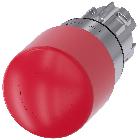 PULS.FUNGO EMERG.ROSSO ROTAZIONE 30MM - SIEMENS 3SU10501GB200AA0 - SIEMENS 3SU10501GB200AA0 product photo