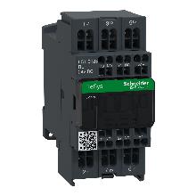 Contattore TeSys LC1D - 3 poli - AC3 440V 12 A - 24 V CC - SCHNEIDER ELECTRIC LC1D123BL product photo
