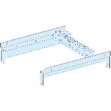 Supporto inferiore barre V laterale 5/10mm L300 - SCHNEIDER ELECTRIC LVS04666 product photo
