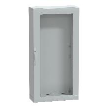 Armadio in poliestere con porta trasparente 1500x750x320 IP65 RAL 7035 - SCHNEIDER ELECTRIC NSYPLA1573TG product photo