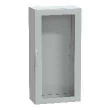 Armadio in poliestere con porta trasparente 1500x750x420 IP65 RAL 7035 - SCHNEIDER ELECTRIC NSYPLA1574TG product photo