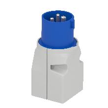 Adattatore IC 2P+T 16A 230V/2P+T - Germania - SCHNEIDER ELECTRIC PKZA203 product photo