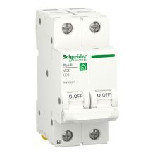 Interruttore magnetotermico RESI9 MCB 1P+N C 25A 4500A 2 Moduli - SCHNEIDER ELECTRIC R9F37625 product photo
