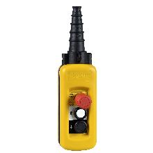 Pulsantiera pensile XAC-A - 2 pulsanti - 1 pulsante arresto di emergenza - SCHNEIDER ELECTRIC XACA2713 product photo