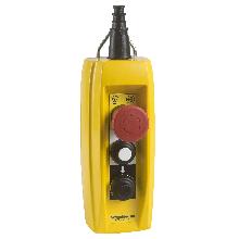 Pulsantiera pensile XAC-B - 2 pulsanti - 1 pulsante arresto di emergenza - SCHNEIDER ELECTRIC XACB3201 product photo