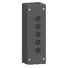 Pulsantiera vuota ambienti aggressivi - nero - 5 fori - 5 fori - SCHNEIDER ELECTRIC XALG05 product photo