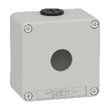 Pulsantiera in metallo grigia  M20 1 foro 22MM 80X80X51,5 UL CSA - SCHNEIDER ELECTRIC XAPD1201 product photo