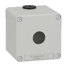 Pulsantiera in metallo grigia  M20 1 foro 22MM 80X80X77 UL CSA - SCHNEIDER ELECTRIC XAPD1501 product photo