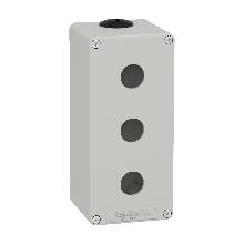 Pulsantiera in metallo grigia  M25 3 fori 22MM 80X175X77 UL CSA - SCHNEIDER ELECTRIC XAPD3503 product photo