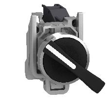 Selettore D.22  - 3 posizioni - leva lunga - nero - 2NO - SCHNEIDER ELECTRIC XB4BJ33 product photo