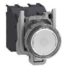 Pulsante luminoso bianco con cappuccio ATEX 24..240V - SCHNEIDER ELECTRIC XB4BP183BM5GEX product photo