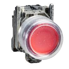 PULSANTE LUMINOSO ROSSO CON CAPPUCCIO AT - SCHNEIDER ELECTRIC XB4BP483B5EX - SCHNEIDER ELECTRIC XB4BP483B5EX - SCHNEIDER ELECTRIC XB4BP483B5EX product photo