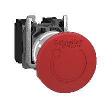 Pulsante di emergenza rosso D.22  - testa a fungo D.40 - sblocco rotazione - ATEX - SCHNEIDER ELECTRIC XB4BS8445EX product photo