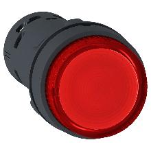Pulsante luminoso - LED - ad impulso - 1 NO - rosso - 230 V - SCHNEIDER ELECTRIC XB7NW34M1 product photo