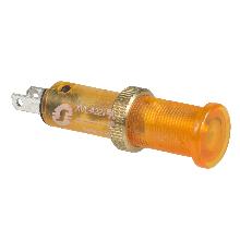 Lampada spia D.8 - IP40 - gialla arancio - LED protetto - 12V - faston - SCHNEIDER ELECTRIC XVLA225 product photo