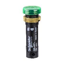 Lampada spia D. 12 - IP40 - verde - LED protetto - 24V - connettore a vite - SCHNEIDER ELECTRIC XVLA333 product photo