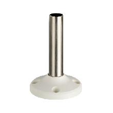 Tubo di supporto c/base di fissaggio l=100mm - alluminio bianco - XVM - SCHNEIDER ELECTRIC XVMZ02 product photo