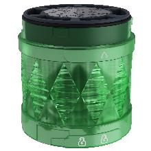 Elemento luminoso  D. 60mm LED - lampeggiante - verde - IP65 - SCHNEIDER ELECTRIC XVUC43 product photo