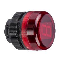 Testa per display numerico D. 22 - rossa - SCHNEIDER ELECTRIC ZA2VA04 product photo