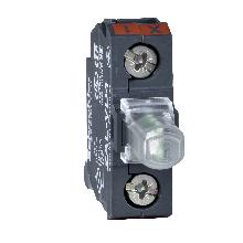 Elemento luminoso per pulsantiere - bianco - LED integrato - 230..240 V - SCHNEIDER ELECTRIC ZALVM1 product photo