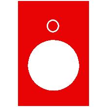 Etichetta - 30 x 40mm - rossa - 0 - SCHNEIDER ELECTRIC ZB2BY2931 product photo