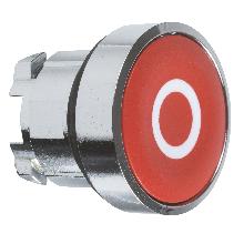 Testa pulsante D. 22  - ad impulso - filoghiera - rossa - o - SCHNEIDER ELECTRIC ZB4BA432 product photo