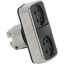 Pulsante doppio filo/filo D. 22  senza capsule - SCHNEIDER ELECTRIC ZB4BA79 product photo