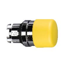 Testa pulsante D. 22 - ad impulso - fungo ? 30 - giallo - SCHNEIDER ELECTRIC ZB4BC54 product photo