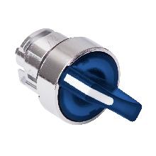 Testa selettore luminoso - 2 posizioni D.22 - blu- per LED universale - SCHNEIDER ELECTRIC ZB4BK1463 product photo